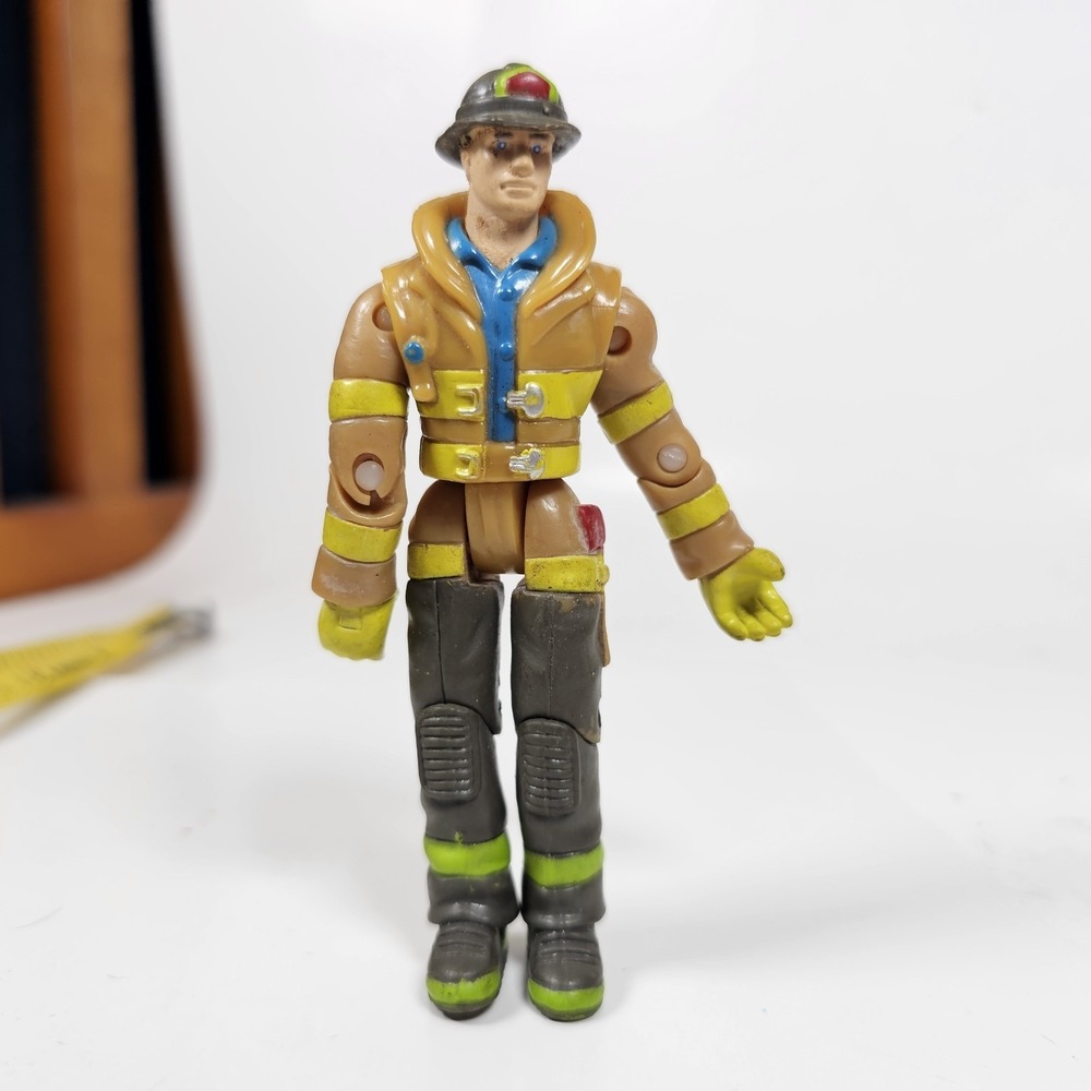 Tonka Lights & Sound Rescue Firefighter Firetruck Driver Loose 4"‎ Action Figure